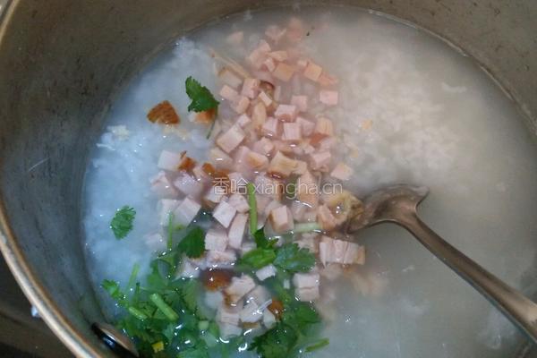 蔬菜瘦肉粥的做法图解3