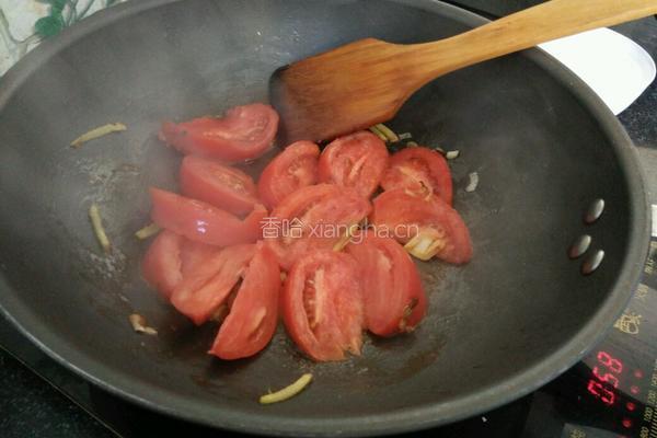 番茄粉丝汤的做法图解4