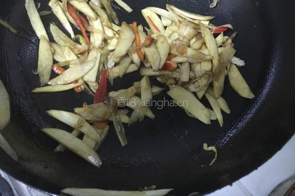 葱烧茭白的做法图解9