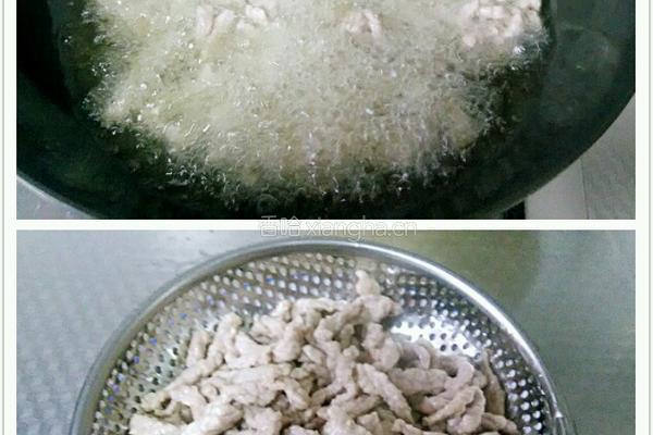 韭菜苔炒肉丝的做法图解4