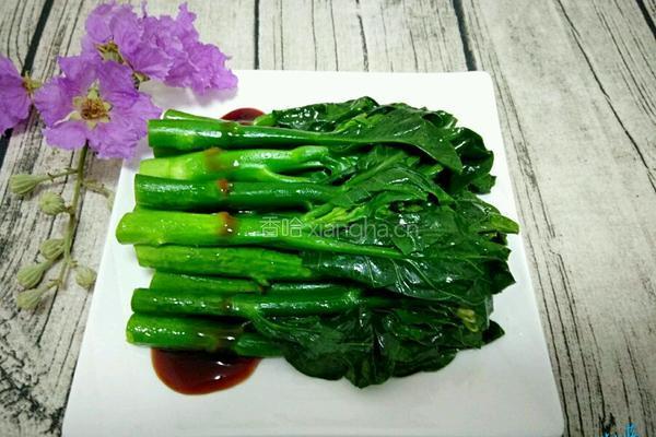 白灼芥蓝的做法图解6