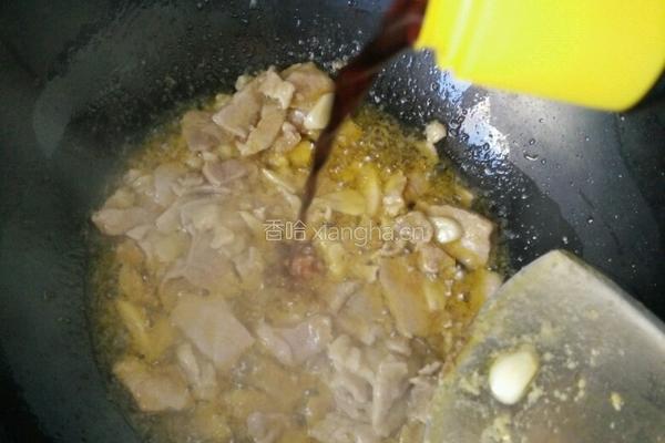土豆胡萝卜片炒肉的做法图解5