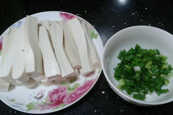家常煎豆腐的做法图解1