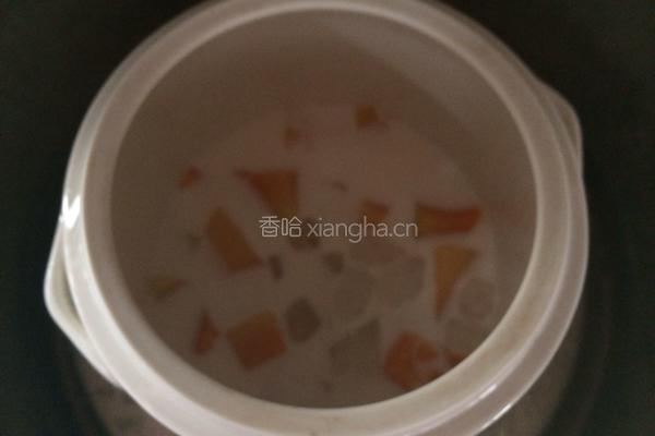 木瓜炖牛奶的做法图解2