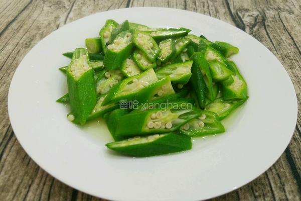 鸡蛋炒秋葵的做法图解6