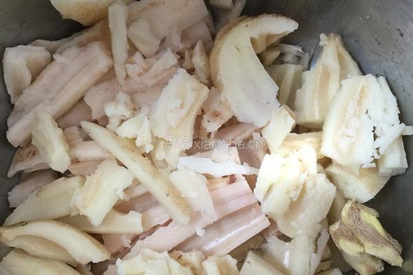 藕炖肉的做法图解3