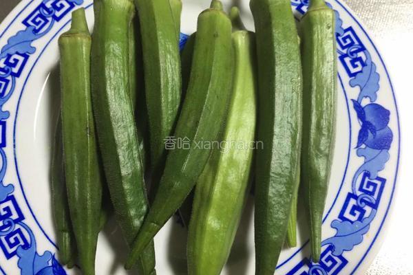 素炒秋葵的做法图解2