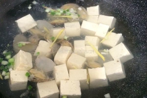 蛤蜊豆腐汤的做法图解6