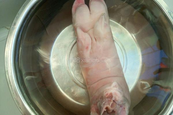 黄豆猪蹄汤的做法图解2