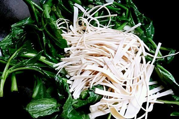千张烧青菜的做法图解5