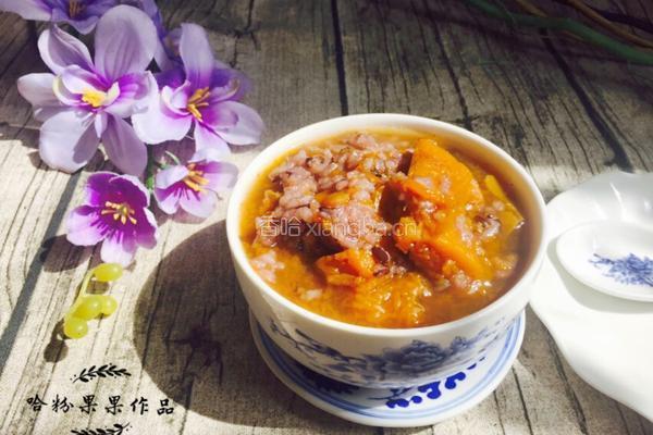 南瓜大米粥的做法图解5