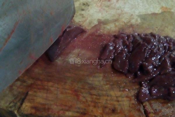 猪肝汤的做法图解2