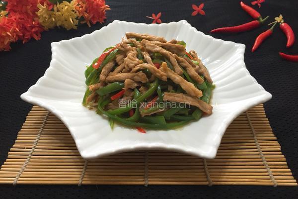 辣椒炒肉丝的做法图解9