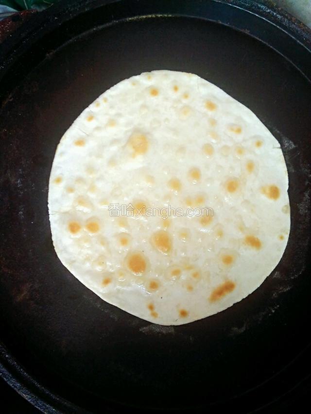饼烙成这样就可以出锅了