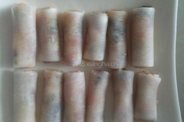 白萝卜鸡肉卷的做法图解10