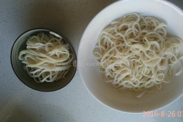 豆角卤子面的做法图解9