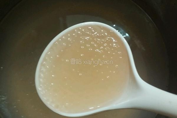 自制西米露的做法图解3