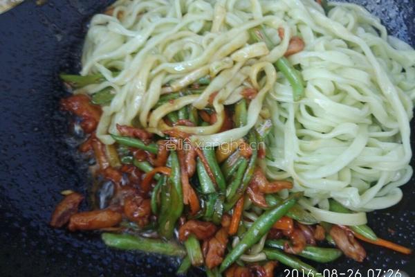 豆角炒面的做法图解12