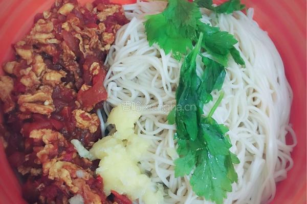 番茄鸡蛋打卤面的做法图解5
