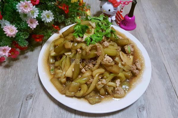 肉炒茄子的做法图解7