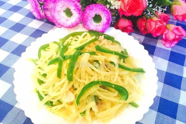 青椒炒土豆丝的做法图解6