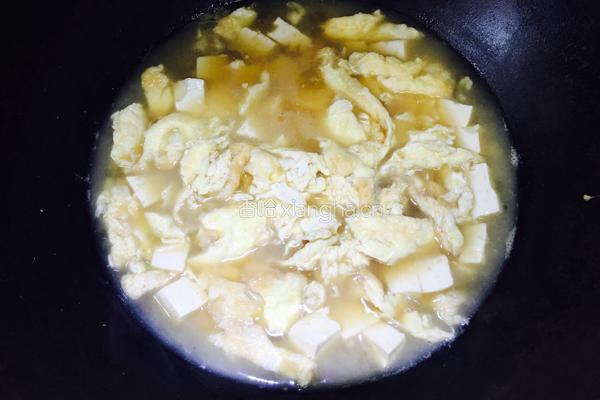 豆腐鸡蛋汤的做法图解6