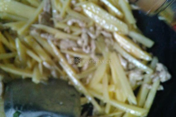 土豆炒肉丝的做法图解12