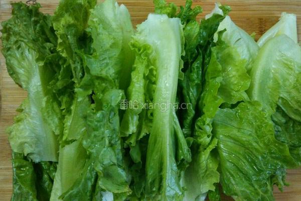 清炒生菜的做法图解1