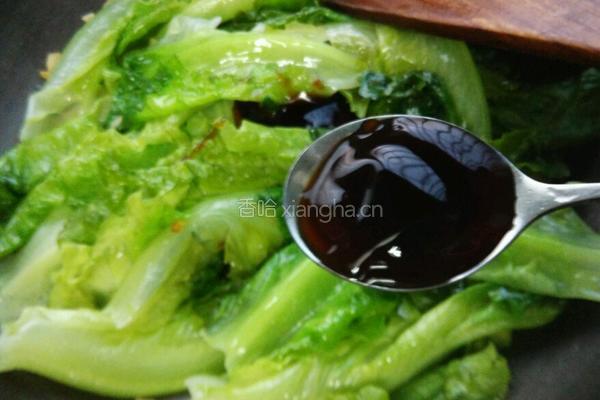 清炒生菜的做法图解6