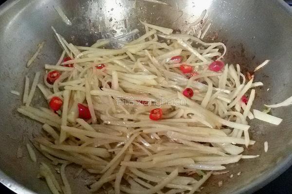 醋溜土豆丝的做法图解7