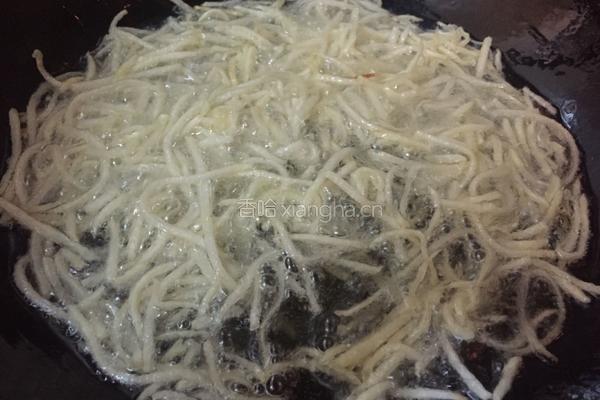 凉拌酸辣土豆丝的做法图解5