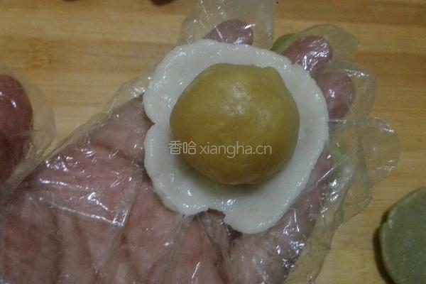 抹茶冰皮月饼的做法图解6