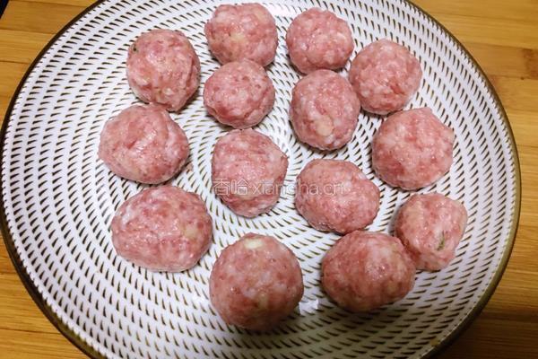肉丸的做法图解6