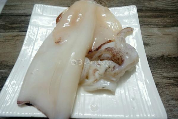 冷盘卤鱿鱼的做法图解2