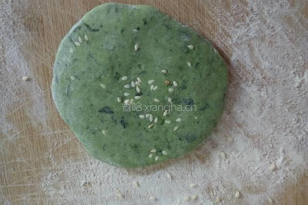 红薯叶饼的做法图解10