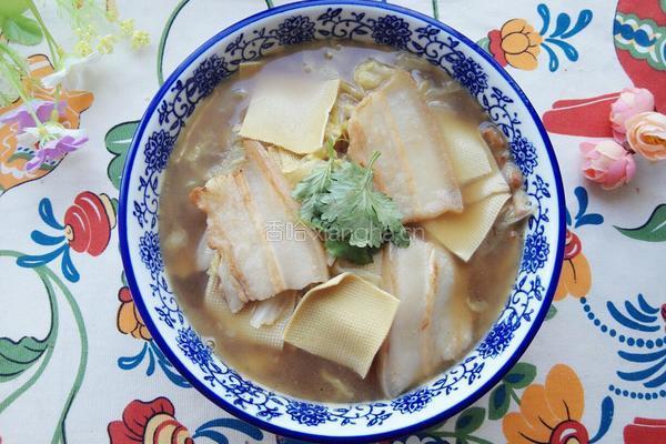 大白菜炖干豆腐的做法图解10