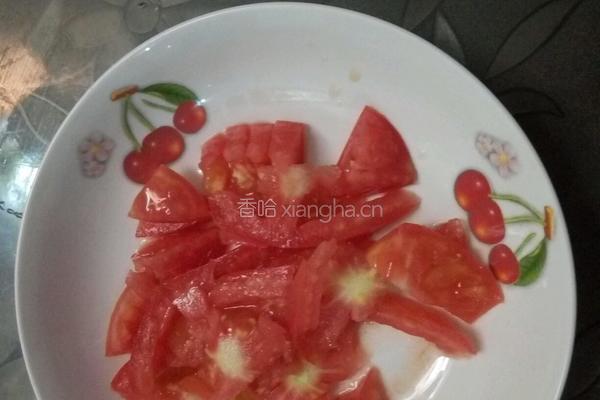 西红柿炝锅面的做法图解2