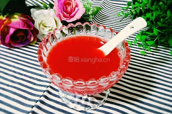 自制西瓜汁的做法图解7