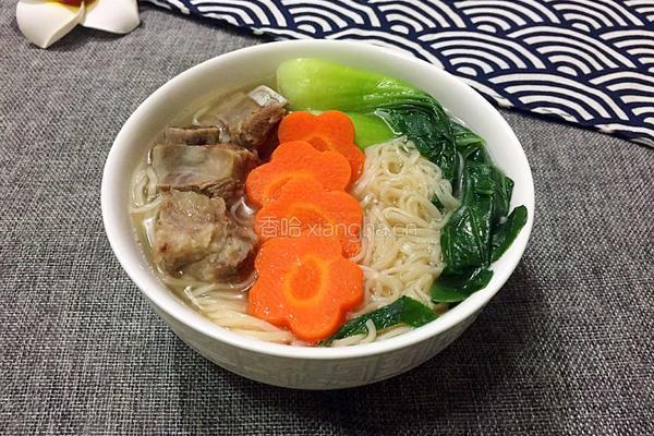 排骨汤面的做法图解9