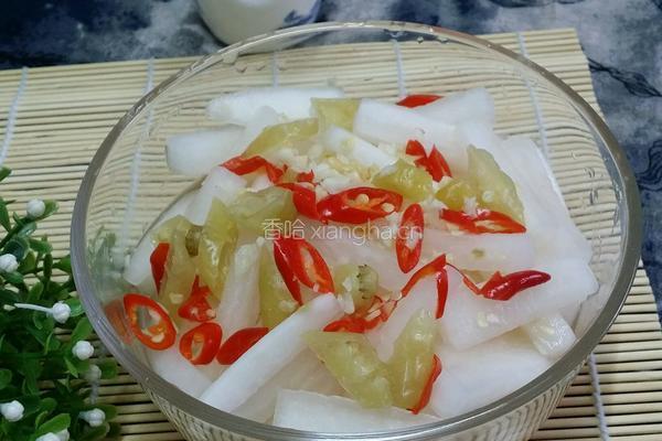 酸辣萝卜条的做法图解4