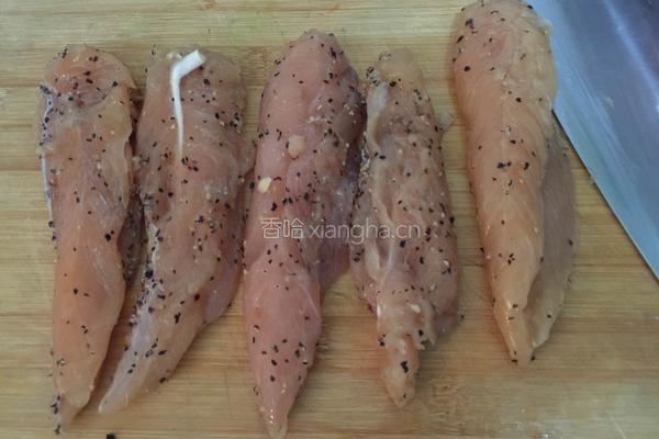 香蒸鸡胸肉的做法图解2
