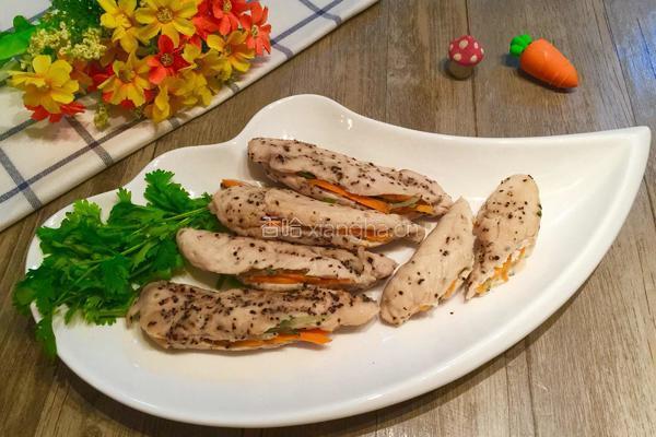 香蒸鸡胸肉的做法图解7