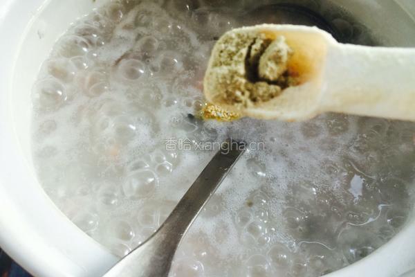 皮蛋火腿粥的做法图解11