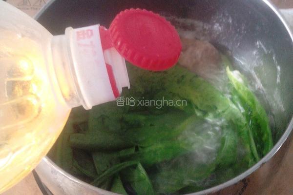青菜丸子汤的做法图解5