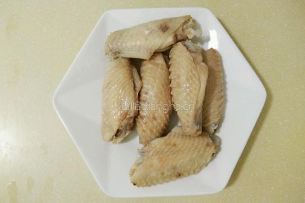 卤鸡中翅的做法图解4