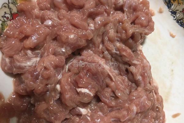 韭苔炒肉的做法图解6