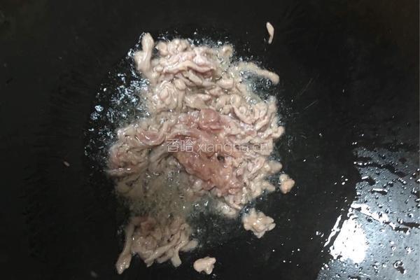 韭苔炒肉的做法图解8