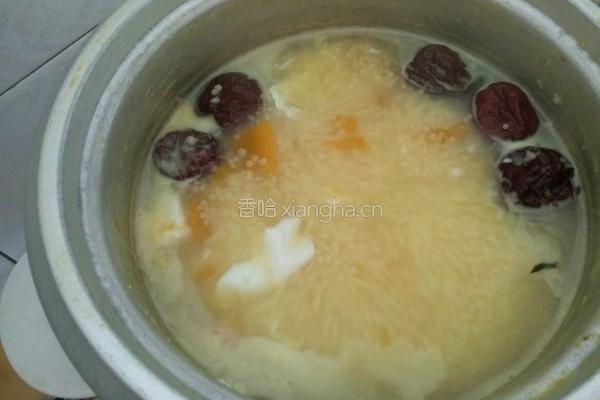 红枣南瓜粥的做法图解4