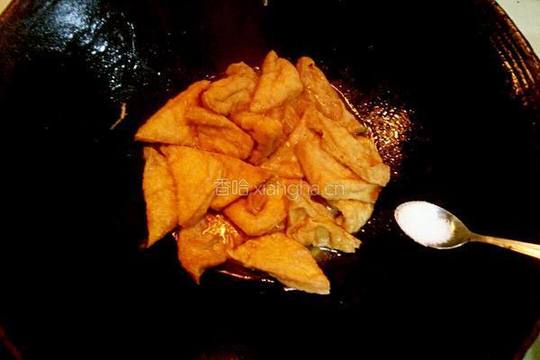 红烧三角油豆腐的做法图解6