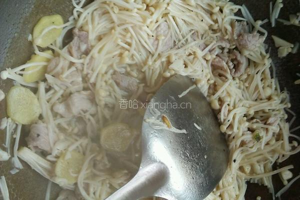 金针菇肉丝的做法图解5